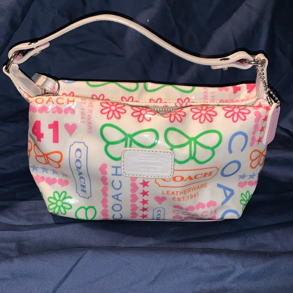 Coach mini bag/wristlet butterfly